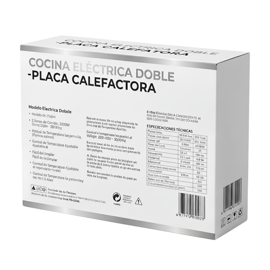 Cocina Eléctrica Portátil 100% eléctrica